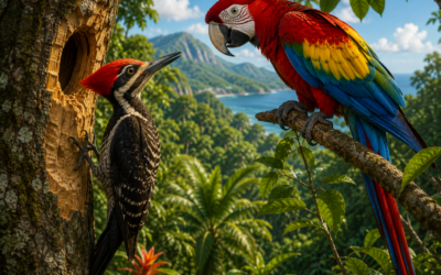 El Carpintero y El Guacamayo
